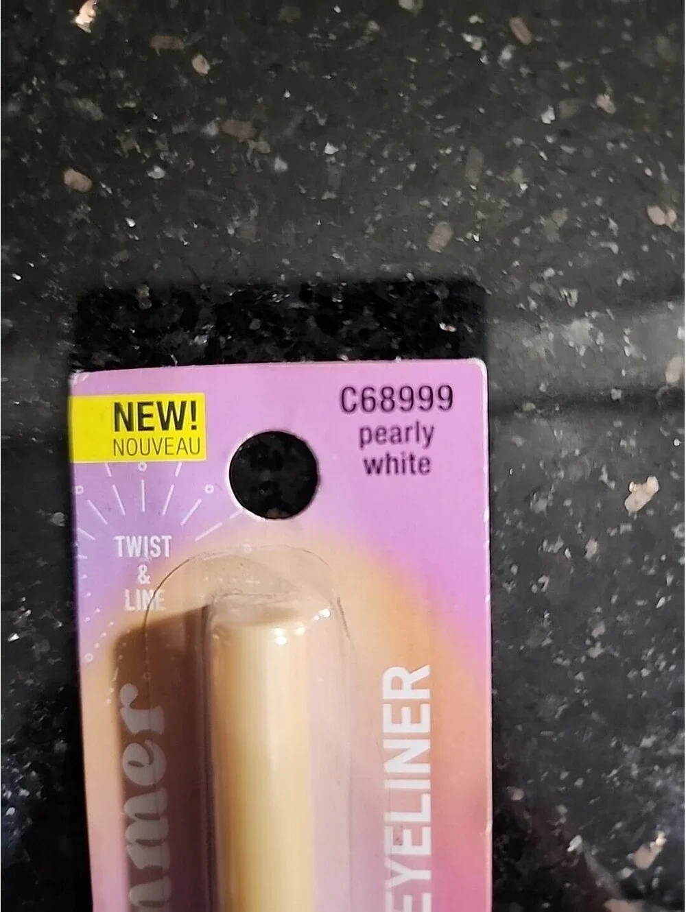 LA COLORS PEARLY WHITE C68999 CREAMY TWIST-UP LINE CRAYON PENCIL EYELINER